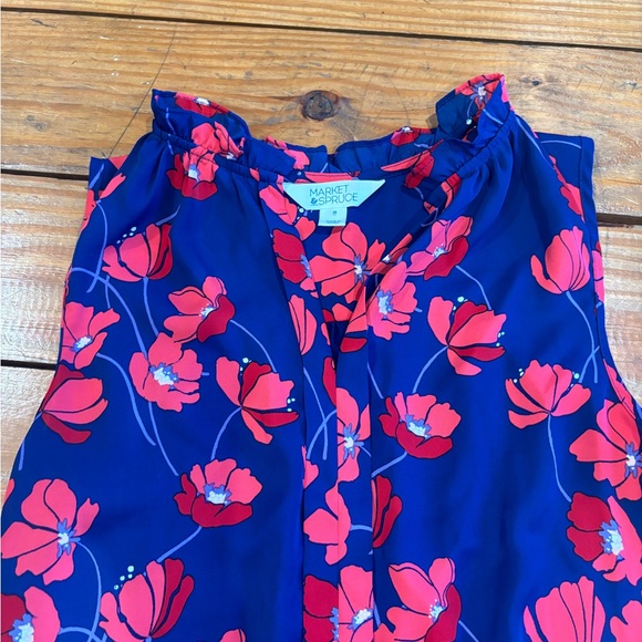 (479) MARKET & SPRUCE BLOUSE - Picture 3 of 6